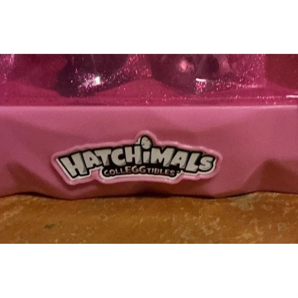 Hatchimals Colleggtibles 12 Pack Egg Carton Case Pink Sparkle With 12 Hatchimals
